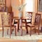 Baxton Studio Rava Modern and Contemporary Walnut Brown Finished Wood 5-Piece Dining Set 179-11388-10895-Zoro - alternate 9